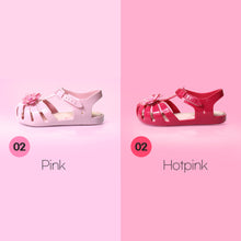 將圖片載入圖庫檢視器 THANK YOU SHOES MUCH Cancan 羅馬編織小花果凍涼鞋 2色