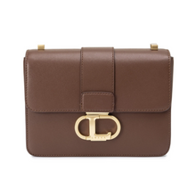 將圖片載入圖庫檢視器 LOEKA Objet M 優雅牛皮深棕色方形包