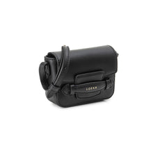 將圖片載入圖庫檢視器 LOEKA Fave 黑色迷你側背翻蓋卡包