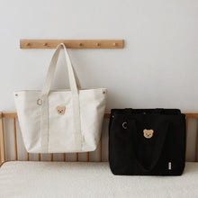 將圖片載入圖庫檢視器 CHEZ-BEBE 簡約小熊大容量收納背包 2款