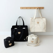 將圖片載入圖庫檢視器 CHEZ-BEBE 簡約小熊大容量收納背包 2款