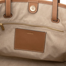 將圖片載入圖庫檢視器 LOEKA Lia 棕色經典皮革兩用托特包