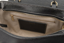 將圖片載入圖庫檢視器 LOEKA Fave 牛皮荔枝紋黑色手提肩背包