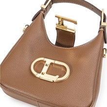 將圖片載入圖庫檢視器 LOEKA Gota S 都會知性棕色迷你馬鞍肩背包