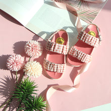 將圖片載入圖庫檢視器 THANK YOU SHOES MUCH Viva 格紋涼鞋 5色