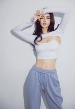 將圖片載入圖庫檢視器 CONCHWEAR 美胸疊穿運動套裝 5色