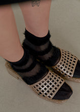 將圖片載入圖庫檢視器 HEAVENLY JELLY Wedge Glitter 金色高跟果凍鞋