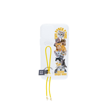 將圖片載入圖庫檢視器 SECOND UNIQUE NAME 貓貓黃色彈力指套手機殼