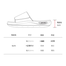 將圖片載入圖庫檢視器 AKIII CLASSIC Dual Cushioning Slide 三重軟墊奶油色拖鞋