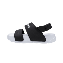 將圖片載入圖庫檢視器 AKIII CLASSIC Quick Slide VER.2 鞋跟魔鬼氈黑白拖鞋