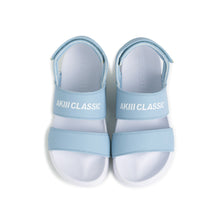 將圖片載入圖庫檢視器 AKIII CLASSIC Quick Slide VER.2 鞋跟魔鬼氈湛藍馬藺拖鞋