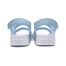 將圖片載入圖庫檢視器 AKIII CLASSIC Quick Slide VER.2 鞋跟魔鬼氈湛藍馬藺拖鞋