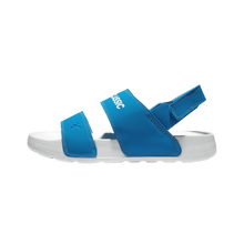 將圖片載入圖庫檢視器 AKIII CLASSIC Quick Slide 鞋跟魔鬼氈藍色拖鞋