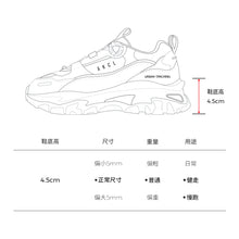 將圖片載入圖庫檢視器 AKIII CLASSIC Urban Tracker Freelock 米白深藍混色復刻機能老爹鞋