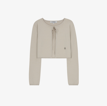 將圖片載入圖庫檢視器 CITYBREEZE 簡約修身綁帶兩件式針織套裝 (3色可選_黑色/白色/卡其色)