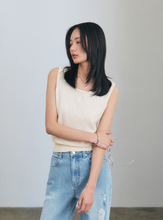 將圖片載入圖庫檢視器 CITYBREEZE 經典LOGO無袖背心 (5色可選_純白色/粉色/藍黑色/墨黑色/奶油色)