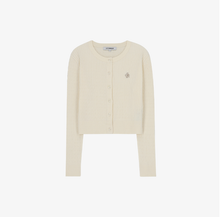 將圖片載入圖庫檢視器 CITYBREEZE 經典LOGO刺繡麻花針織上衣 (6色可選_奶油色/薄荷綠/深藍色/天空藍/黃色/灰色)