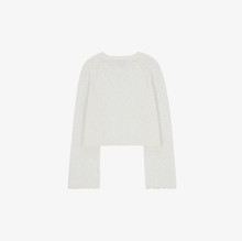 將圖片載入圖庫檢視器 CITYBREEZE 落肩寬鬆透膚針織上衣 (2色可選_黑色/白色)