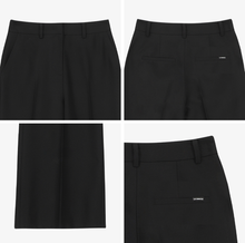 將圖片載入圖庫檢視器 CITYBREEZE 防皺西裝喇叭褲 (2色可選_黑色/炭灰色)