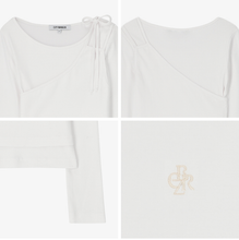 將圖片載入圖庫檢視器 CITYBREEZE 多層次造型長袖上衣 (3色可選_黑色/白色/天空藍)