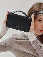 將圖片載入圖庫檢視器 LOEKA Emma 黑色方形迷你手提肩背包