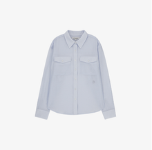 將圖片載入圖庫檢視器 CITYBREEZE 雙口袋天絲襯衫 (4色可選_黑色/白色/天空藍/檸檬黃)