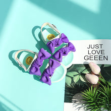 將圖片載入圖庫檢視器 THANK YOU SHOES MUCH Moulin 蝴蝶結涼鞋 3色