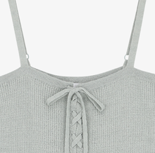 將圖片載入圖庫檢視器 CITYBREEZE 芭蕾風蝴蝶結修身針織背心