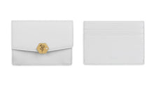 將圖片載入圖庫檢視器 D.LAB Kara 生日花牛皮淺灰色卡夾 12款