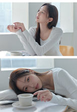 將圖片載入圖庫檢視器 CITYBREEZE 優雅網眼造型兩件式針織套裝 (3色可選_黑色/灰色/白色)