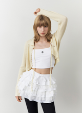 將圖片載入圖庫檢視器 CITYBREEZE 質感翻領針織罩衫 (2色可選_黑色/奶油色)