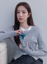 將圖片載入圖庫檢視器 CITYBREEZE 經典LOGO刺繡麻花針織上衣 (6色可選_奶油色/薄荷綠/深藍色/天空藍/黃色/灰色)