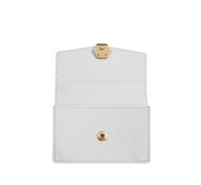 將圖片載入圖庫檢視器 D.LAB Kara 生日花牛皮淺灰色卡夾 12款