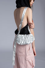 將圖片載入圖庫檢視器 MARHEN.J Popcorn Swing Mini 個性街頭爆米花銀色側背包