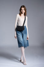 將圖片載入圖庫檢視器 MARHEN.J Popcorn Swing Mini 個性街頭爆米花黑色側背包