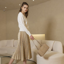 將圖片載入圖庫檢視器 LOEKA Cube 米色兩用優雅法棍包