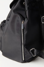 將圖片載入圖庫檢視器 MARHEN.J Scarlet 黑色尼龍抽繩後背包