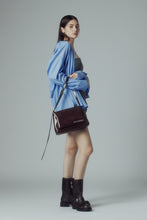 將圖片載入圖庫檢視器 MARHEN.J Elly 簡約都會棕色皮革肩背包