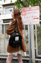 將圖片載入圖庫檢視器 MARHEN.J Mark 黑色簡約後背包