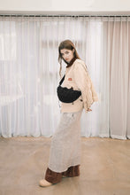 將圖片載入圖庫檢視器 MARHEN.J Plie 黑色蝴蝶結抓皺半月包