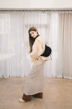 將圖片載入圖庫檢視器 MARHEN.J Plie 黑色蝴蝶結抓皺半月包