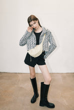 將圖片載入圖庫檢視器 MARHEN.J Plie 米白色蝴蝶結抓皺半月包