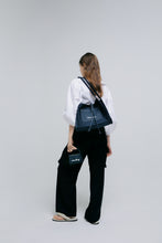 將圖片載入圖庫檢視器 MARHEN.J JEANS 蝴蝶結帆布牛仔托特包 (3色)