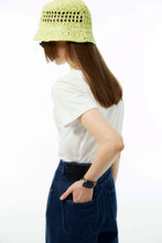 將圖片載入圖庫檢視器 EMKM Supima 卷領白色T恤