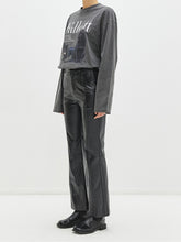 將圖片載入圖庫檢視器 FALLETT Deux Nero 黑貓深灰色長袖上衣