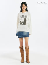 將圖片載入圖庫檢視器 FALLETT Duex Nero 黑貓洞洞米白色針織毛衣