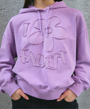 將圖片載入圖庫檢視器 FALLETT 拼貼花朵紫色連帽上衣