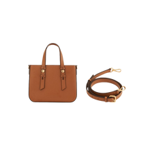 將圖片載入圖庫檢視器 LOEKA Doto 咖啡色手提托特包