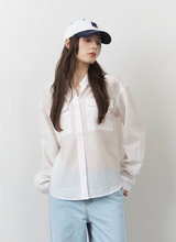 將圖片載入圖庫檢視器 CITYBREEZE 雙口袋天絲襯衫 (4色可選_黑色/白色/天空藍/檸檬黃)