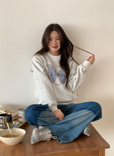 將圖片載入圖庫檢視器 CITYBREEZE 個性蝴蝶圖案大學T (3色可選_深藍色/花灰色/奶油色)